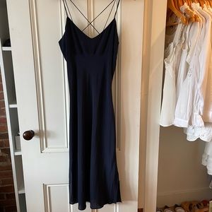 Madewell silk slip dress